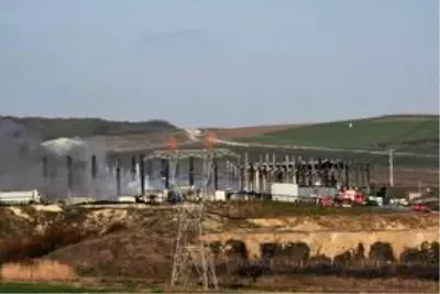 Tekirdağ'da geri dönüşüm fabrikasında çıkan yangın söndürüldü