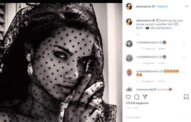 Adriana Lima'nın Türk iş insanı Emir Bahadır'la aşk yaşadığı iddia edildi
