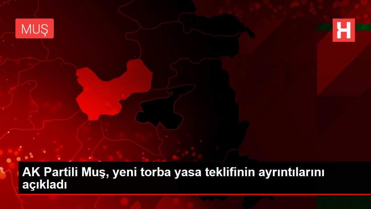 AK Partili Muş, yeni torba yasa teklifinin ayrıntılarını açıkladı AK Partili Muş, yeni torba yasa teklifinin ayrıntılarını açıkladı