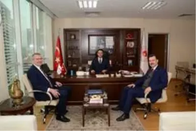 Başkan Özkan'dan Ankara'da yoğun mesai Başkan Özkan'dan Ankara'da yoğun mesai