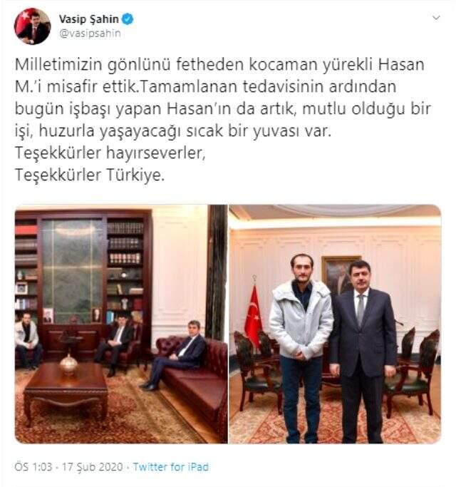 Tüm Türkiye'nin konuştuğu sokakta yaşayan Hasan'ın son halini Vasip Şahin paylaştı.