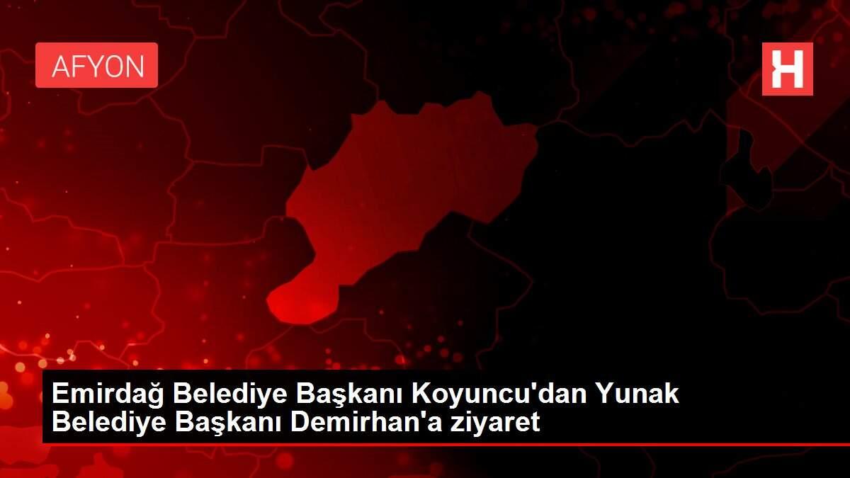 Emirdağ Belediye Başkanı Koyuncu'dan Yunak Belediye Başkanı Demirhan'a ziyaret Emirdağ Belediye Başkanı Koyuncu'dan Yunak Belediye Başkanı Demirhan'a ziyaret