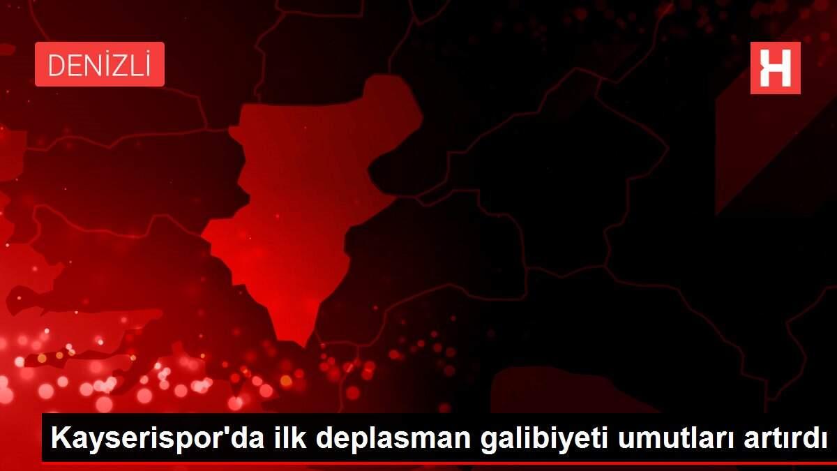 Kayserispor'da ilk deplasman galibiyeti umutları artırdı