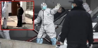 Koronavirüsün yayılmasını engellemek isteyen yetkililer, maske takmak istemeyen adamı direğe bağladı