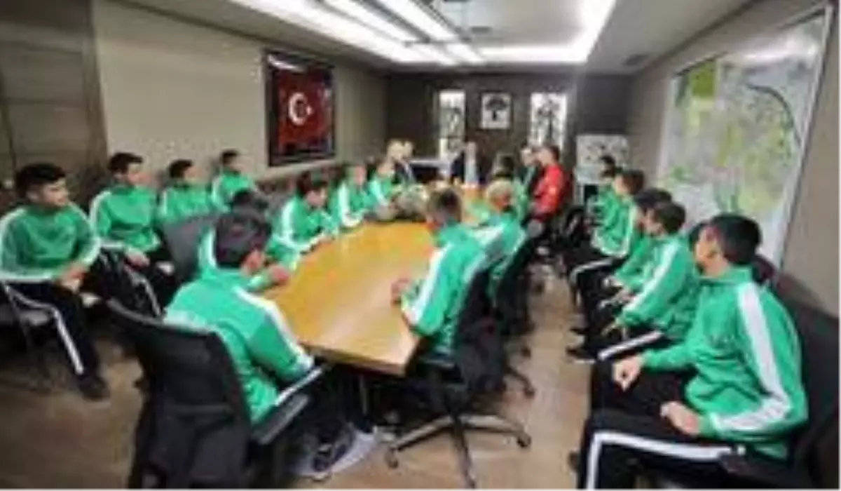 Şampiyonlar teşekkür ziyaretinde