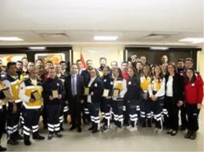 Sınır ötesi operasyonlarda görev yapan sağlık personeli onurlandırıldı Sınır ötesi operasyonlarda görev yapan sağlık personeli onurlandırıldı
