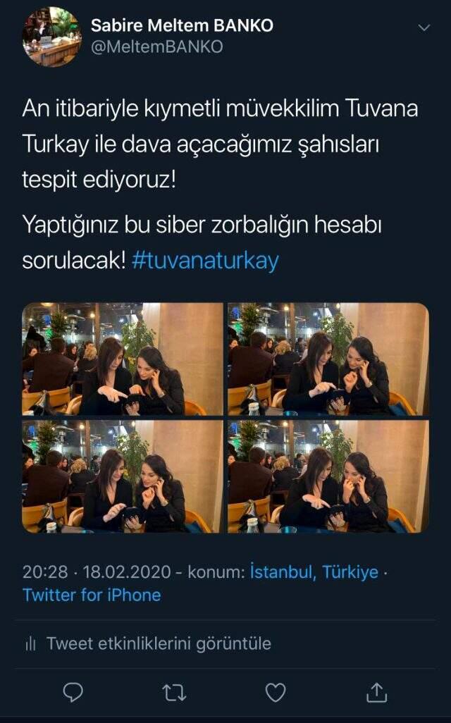 Tuvana Türkay, siber zorbalara karşı savaş açtı