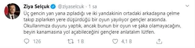 Bakan Selçuk, sosyal medyadaki tehlikeli akıma karşı öğrencileri uyardı: Beyin kanamasına yol açabilir