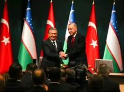 Erdoğan-Mirziyoyev ortak basın toplantısı