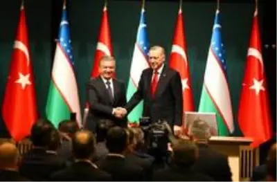 Erdoğan-Mirziyoyev ortak basın toplantısı