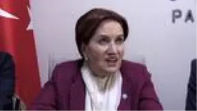 İYİ Parti Genel Başkanı Akşener: Arkadaşlarımızın giderken ortaya koydukları gerekçeler çok...