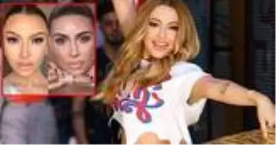 Ünlü şarkıcı Hadise, sosyal medyadaki paylaşımıyla Kim Kardashian'a benzetildi