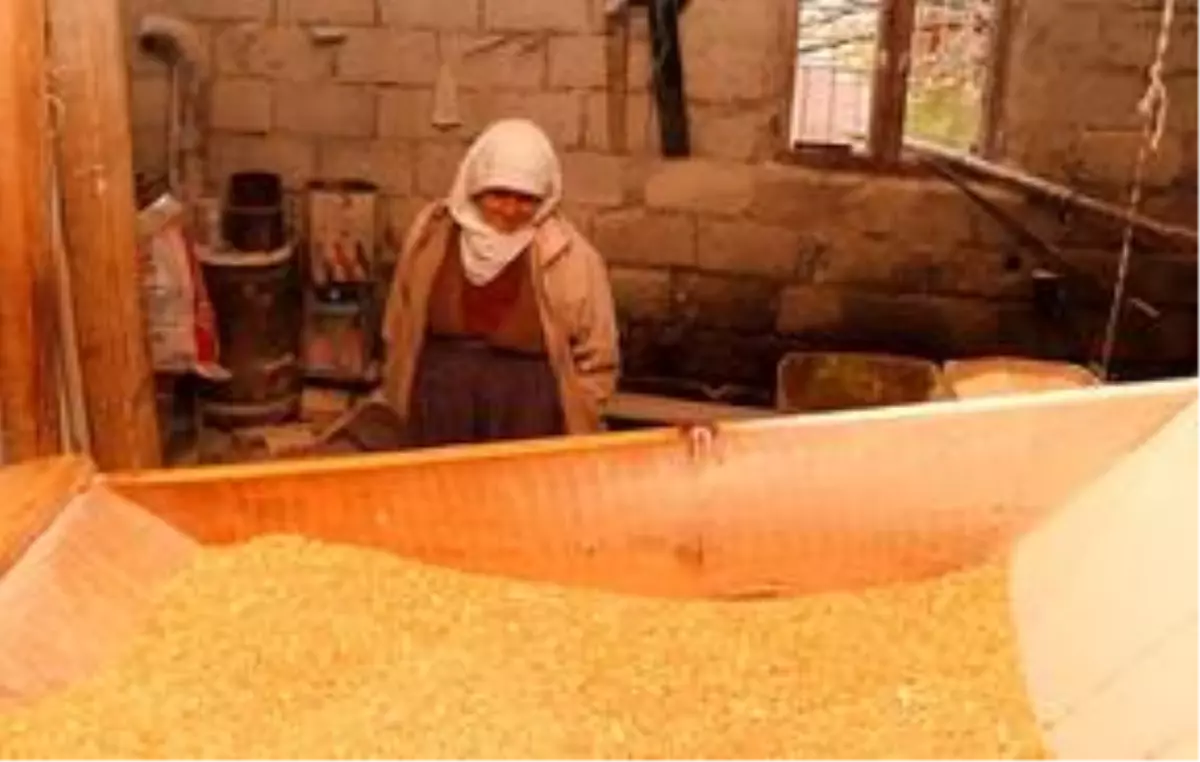 Eşinin emaneti asırlık değirmenin çarkını döndürüyor