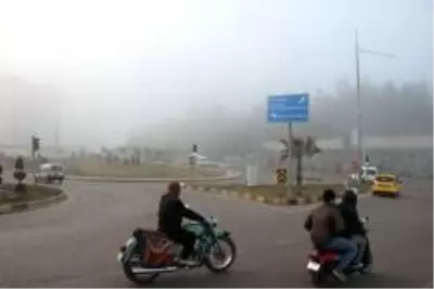Kilis'te yoğun sis Kilis'te yoğun sis