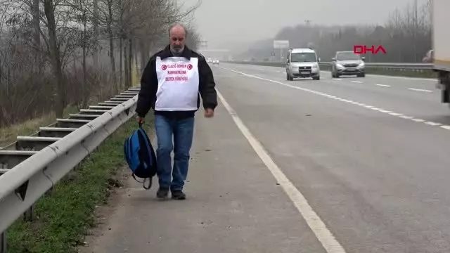 Kocaeli elazığ�daki duyarlılığa teşekkür etmek için ankara�ya yürüyor