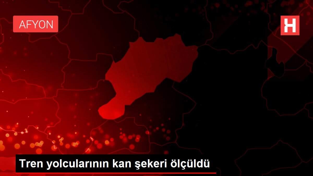 Tren yolcularının kan şekeri ölçüldü Tren yolcularının kan şekeri ölçüldü