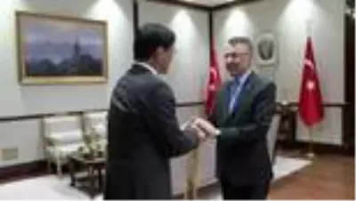 Cumhurbaşkanı Yardımcısı Oktay, Japonya Büyükelçisi Miyajama'yı kabul etti