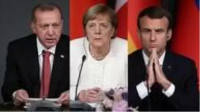 Cumhurbaşkanı Erdoğan, Merkel ve Macron ile telefonda görüştü Cumhurbaşkanı Erdoğan, Merkel ve Macron ile telefonda görüştü