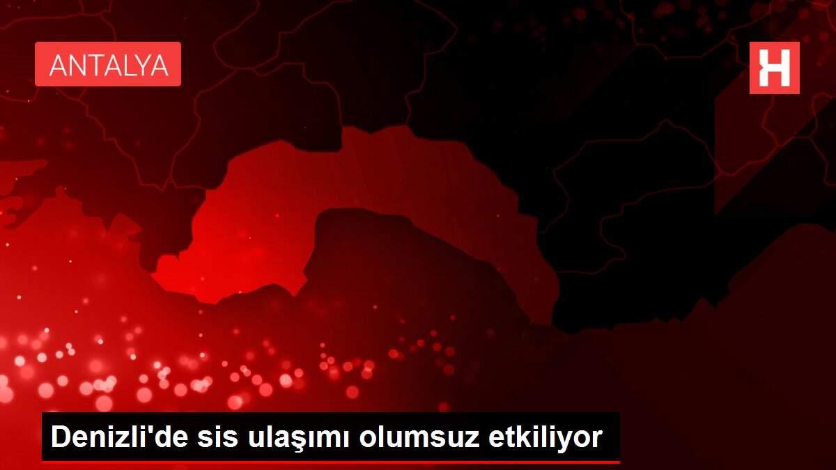 Denizli'de sis ulaşımı olumsuz etkiliyor
