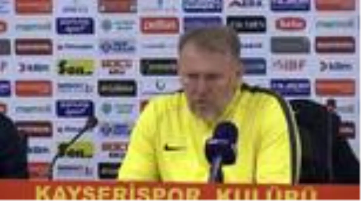 Hes Kablo Kayserispor-İttifak Holding Konyaspor maçının ardından