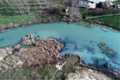 Kırklareli'nde Teke Deresi'ndeki kirlilik araştırılıyor