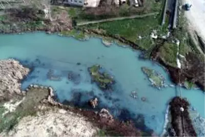 Kırklareli'nde Teke Deresi'ndeki kirlilik araştırılıyor