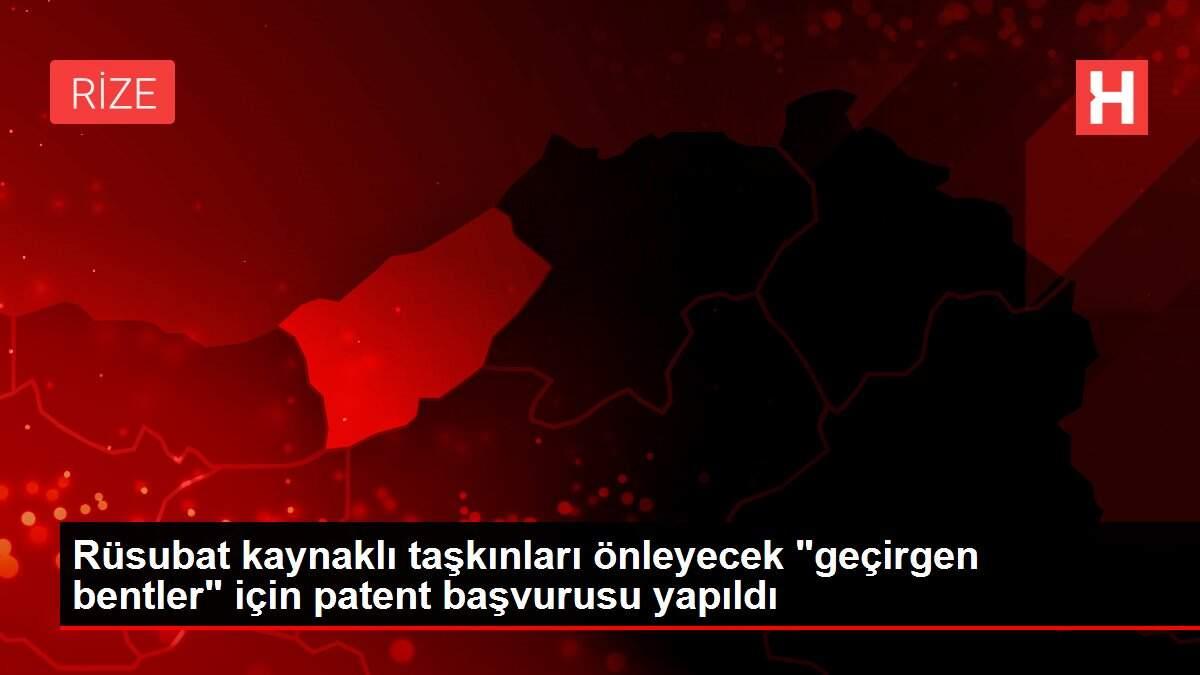 Rüsubat kaynaklı taşkınları önleyecek 'geçirgen bentler' için patent başvurusu yapıldı