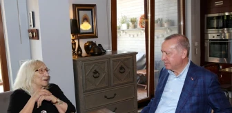 Cumhurbaşkanı Erdoğan yazar Alev Alatlı'yı ziyaret etti