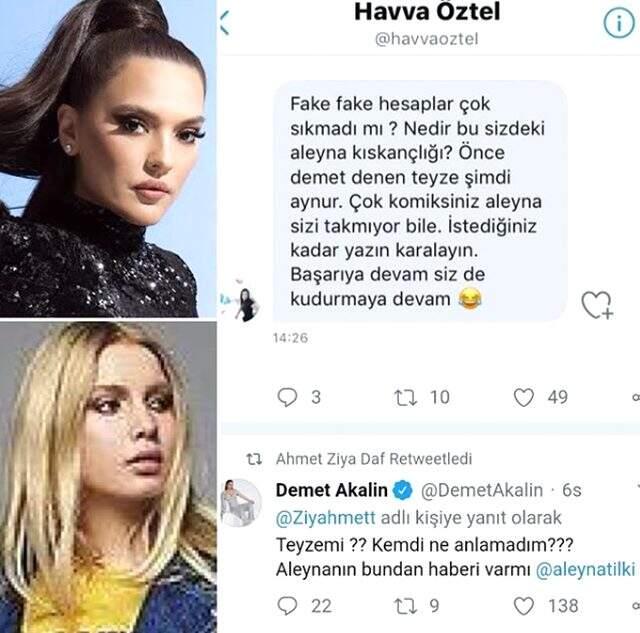 Demet Akalın, kendisine 'teyze' diyen Aleyna Tilki'nin annesine yanıt verdi