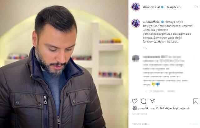 Alişan, Fenerbahçe'nin yenilgisinden sonra Aziz Yıldırım'dan özür diledi