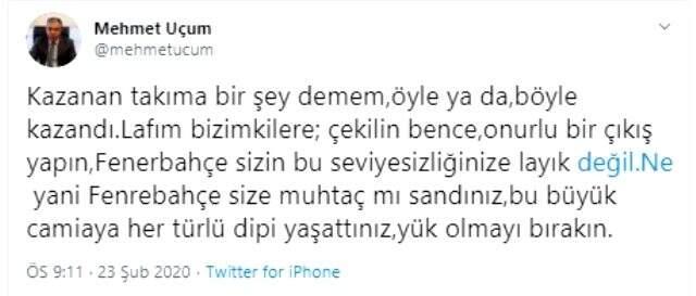Cumhurbaşkanı Başdanışmanları Yiğit Bulut ve Mehmet Uçum, Ali Koç'u istifaya çağırdı