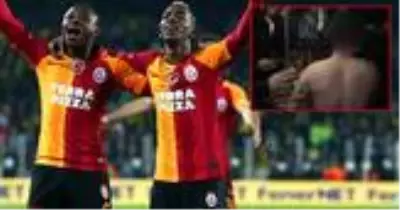 Derbi sevinci yaşayan çıplak taraftar, görenleri şaşkına çevirdi