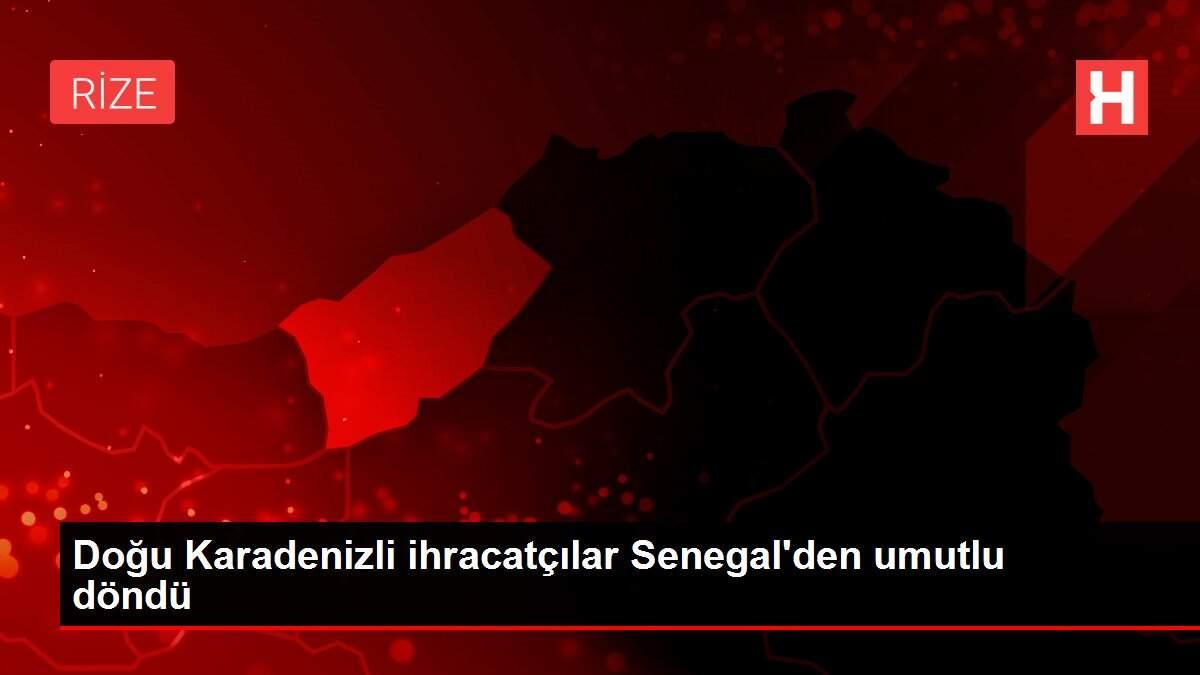 Doğu Karadenizli ihracatçılar Senegal'den umutlu döndü
