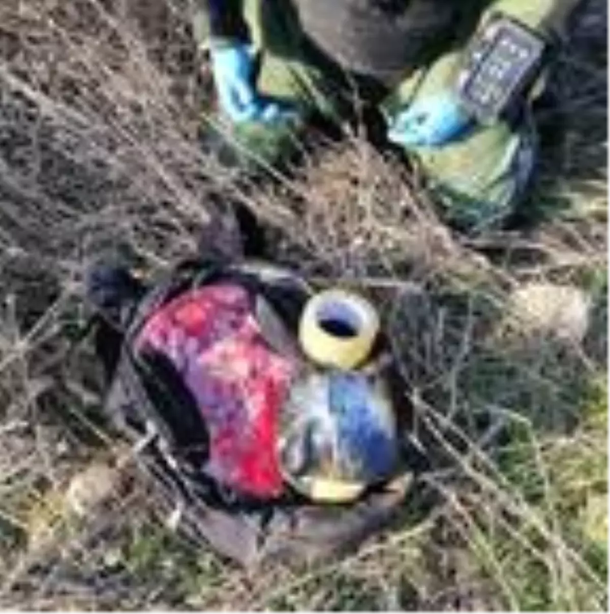 Şanlıurfa'da, menfeze gizlenen patlayıcı imha edildi