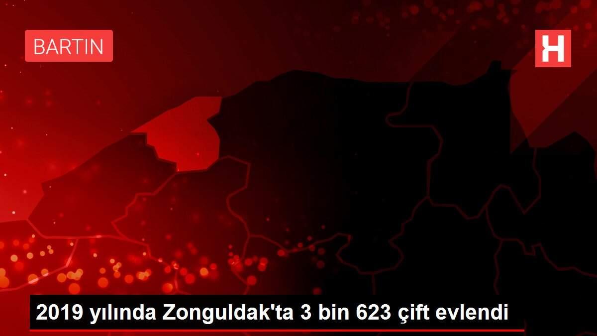 2019 yılında Zonguldak'ta 3 bin 623 çift evlendi
