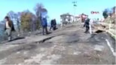 Ordu'da heyelanlar tedirgin ediyor
