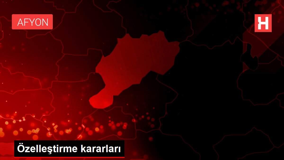 Özelleştirme kararları