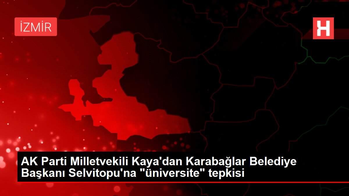 AK Parti Milletvekili Kaya'dan Karabağlar Belediye Başkanı Selvitopu'na AK Parti Milletvekili Kaya'dan Karabağlar Belediye Başkanı Selvitopu'na