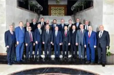 Bursalı vekiller TOBB'da bir araya geldi Bursalı vekiller TOBB'da bir araya geldi