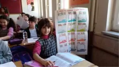 İnegöl'de Kızılay yetkililerinden öğrencilere İnegöl'de Kızılay yetkililerinden öğrencilere
