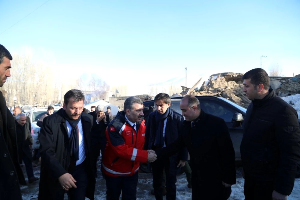 Sağlık Bakanı Fahrettin Koca deprem bölgesini ziyaret etti Haberler