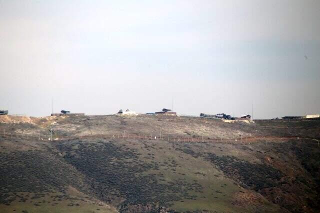 Hatay'da füzelerin yönü Suriye'ye çevrildi! İşte bölgeden gelen ilk kareler.
