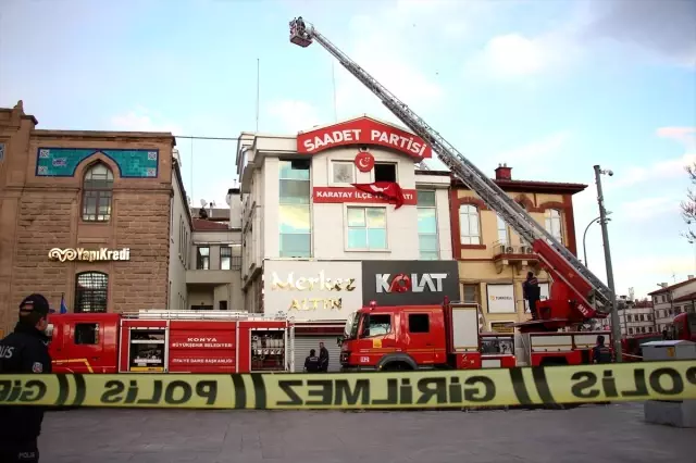 Konya�da iş merkezi yangını Haberler
