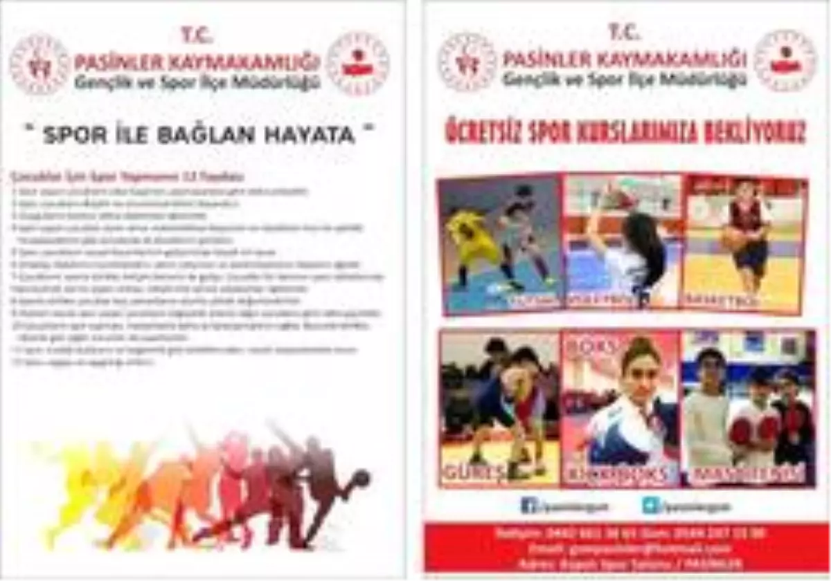 Pasinler'de Spor ile Bağlan Hayata