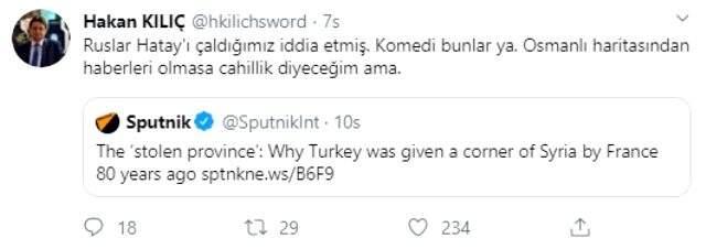 Rus haber ajansı Sputnik International'dan skandal haber! Hatay için 'çalıntı bölge' dediler
