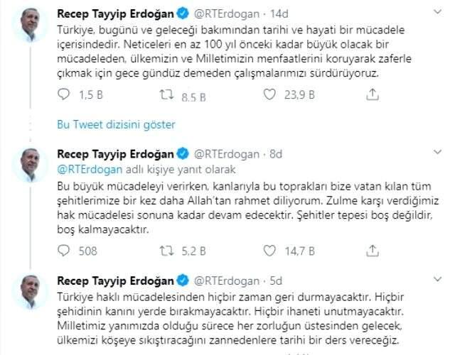 Son dakika: Cumhurbaşkanı Erdoğan'dan İdlib mesajı: Türkiye, tarihi ve hayati bir mücadele içinde