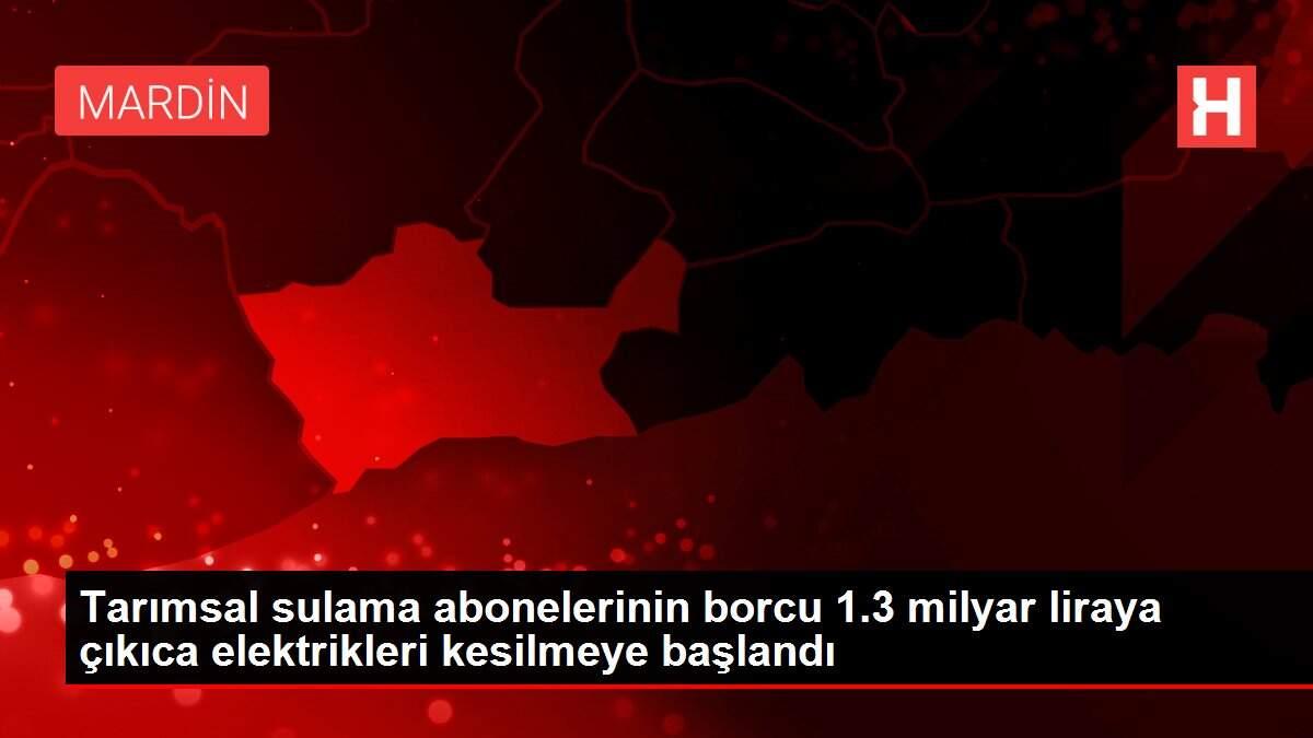 Tarımsal sulama abonelerinin borcu 1.3 milyar liraya çıkıca elektrikleri kesilmeye başlandı