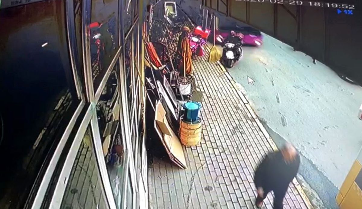 İstanbul'da feci kaza kamerada