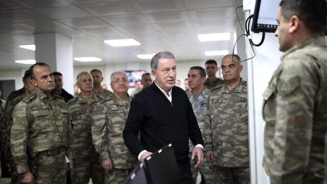 Türkiye'nin Esed Rejim'ne verdiği sürenin dolmasının ardından Akar ve komutanlar sıfır noktasında