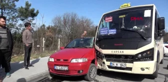 Arnavutköy'de minibüs yayalara çarptı 1 ölü, 3 yaralı